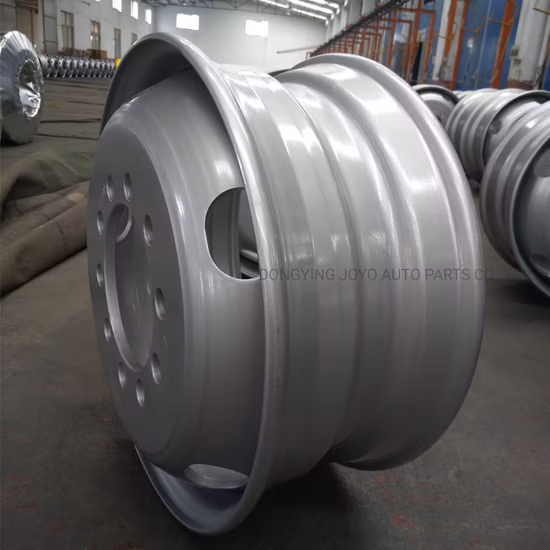 Jante de roue de camion en acier de vente chaude 19.5*7.5 roue de camion roue Tubeless