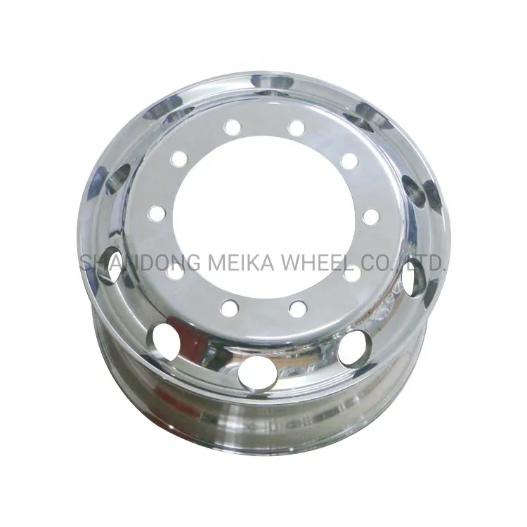 Roues en aluminium poli miroir 22,5 x 9,0 pour FAW