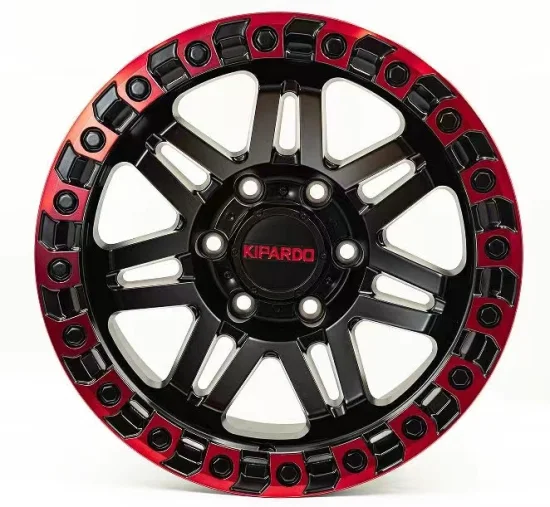 Kipardo 17X9 20X9 17 pouces 6X139.7 5X127 6X135 roues de camion tout-terrain en aluminium moulé basse pression pour camionnettes