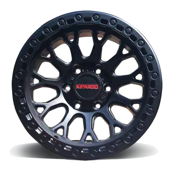 Kipardo nouvelle conception haute performance Jwl TUV certifié 17X9 6X139.7 17 pouces 4X4 roues en alliage d'aluminium tout-terrain